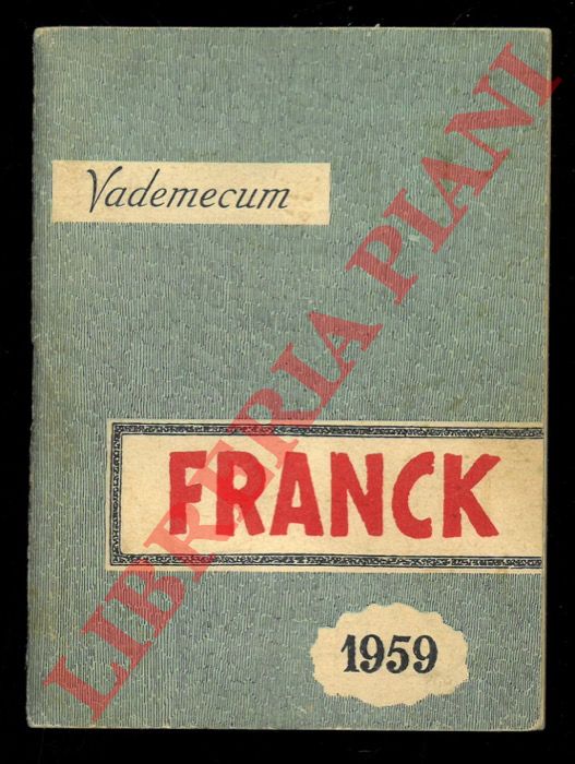 - - Vademecum Franck 1959.