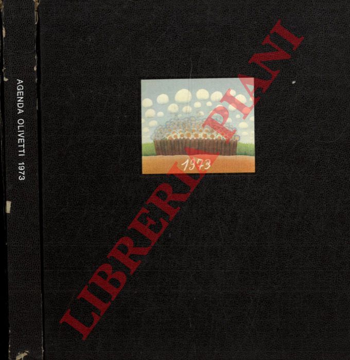 (MARI Enzo) - - Agenda Olivetti 1973, artista Ivan Rabuzin
