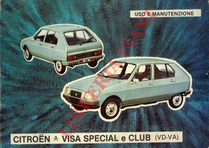 - - Citroen. Visa Special e Club. Uso e manutenzione.