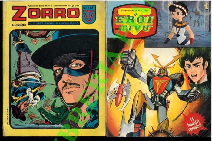 - - Star Comix - Beetle Bailey - Eroi della TV - Zorro - Ivanhoe - L'uomo ragno.