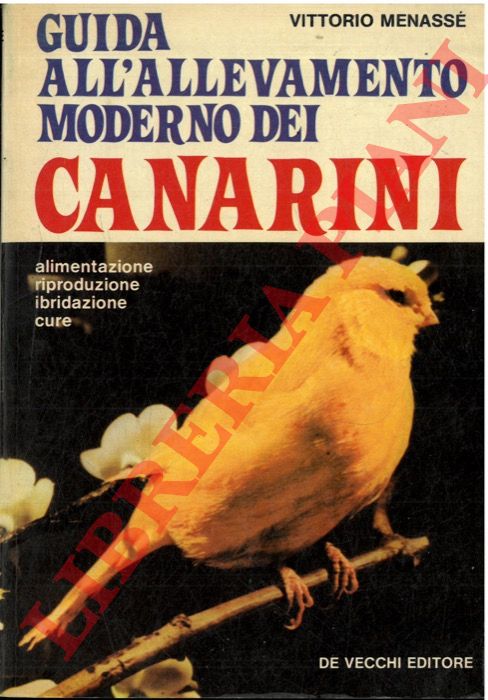 MENASSE' Vittorio - - Guida all'allevamento moderno dei canarini. Alimentazione - riproduzione - ibridazione - cure.