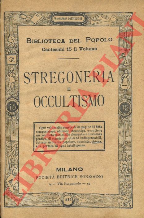 (Cesare Enrico Aroldi) - - Stregoneria e occultismo.