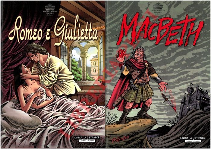 ASCARI Stefano - BUFFAGNI Cesare - - Macbeth. Melodramma in quattro parti di F.M. Piave dall'omonimo dramma di W. Shakespeare. Musica di Giuseppe Verdi - Romeo e Giulietta. Opera in cinque atti di Charles Gounod sul libretto francese di Jules Barbier e Michel Carr.