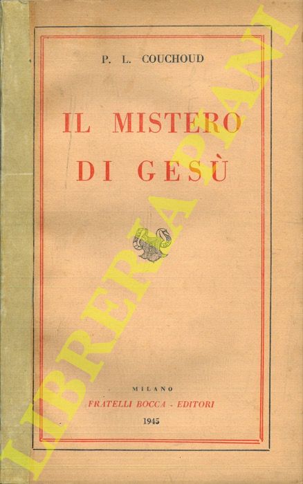 COUCHOUD P.-L. - - Il mistero di Ges.