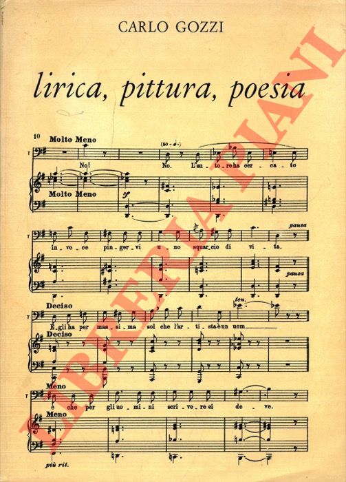GOZZI Carlo - - Lirica, pittura, poesia.