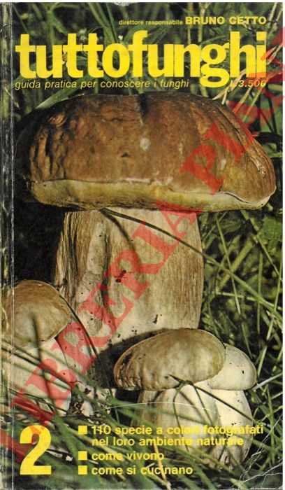 (CETTO Bruno) - - Tuttofunghi. Guida pratica per conoscere i funghi.