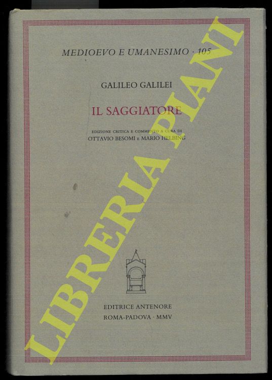GALILEI Galileo - - Il Saggiatore.