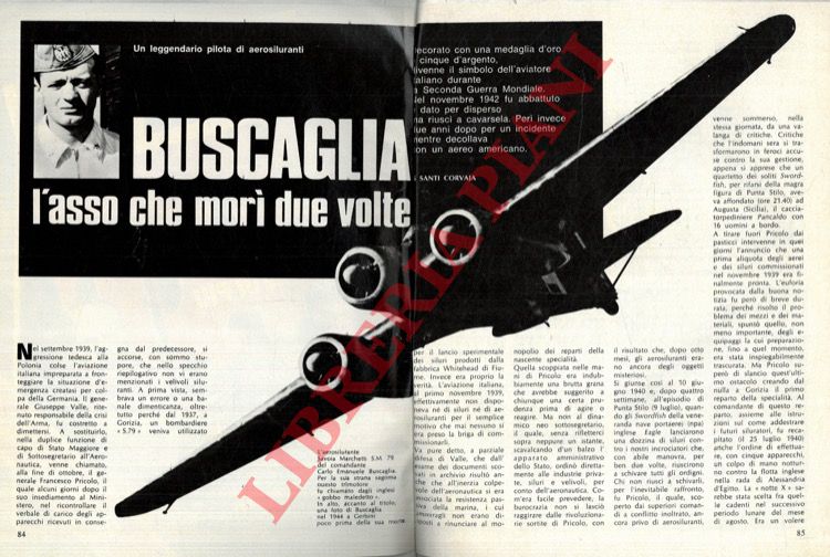 CORVAJA Santi - - Buscaglia l'asso che mor