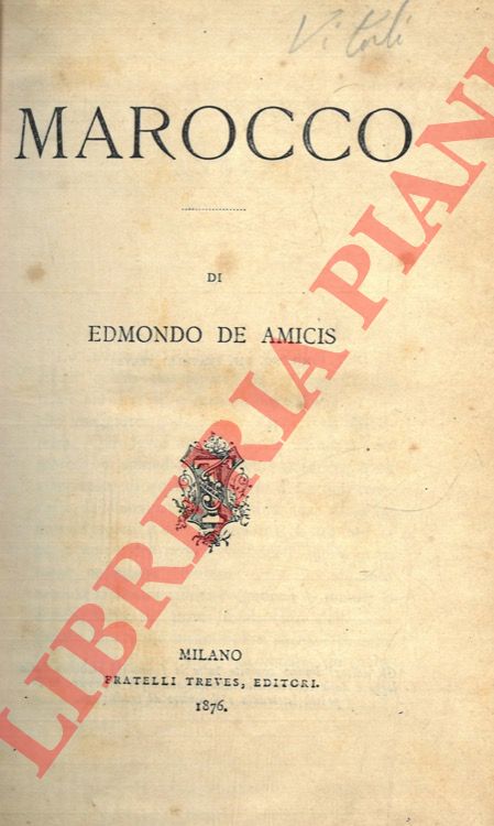 DE AMICIS Edmondo - - Marocco.