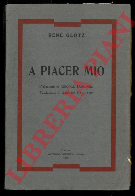 GLOTZ Ren - - A piacer mio.
