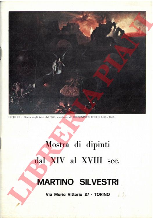 - - Martino Silvestri. Mostra di dipinti dal XIV al XVIII sec. 29 Maggio - 18 Giugno 1977.