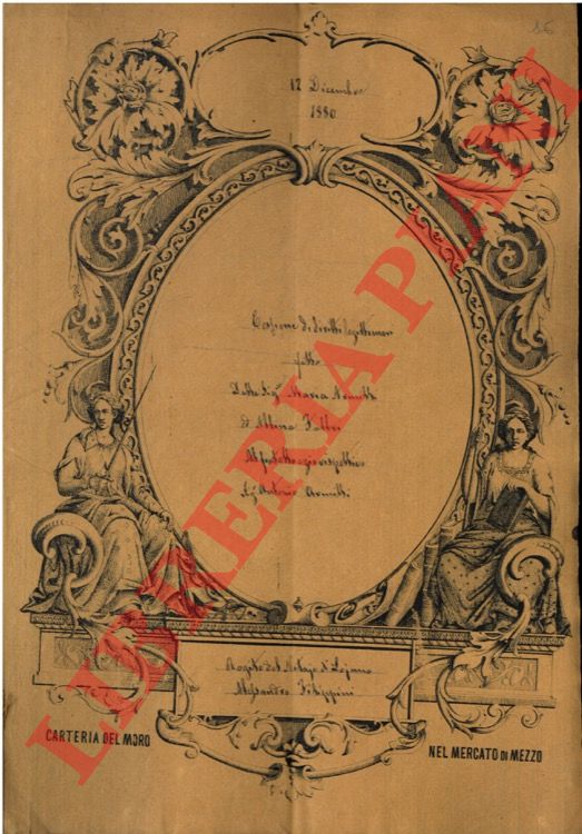 Maria Armilli - Albina Fabbri - Antonio Armilli - - Cessione di diritti legittimari fatta dalla signora Maria Armilli ed Albina Fabbri a favore del fratello e zio rispettivo, signor Antonio Armilli.