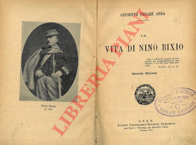 ABBA Giulio Cesare - - La vita di Nino Bixio.