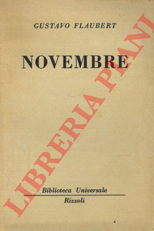 FLAUBERT Gustavo - - Novembre.