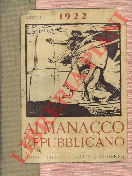 - - Almanacco repubblicano 1922.