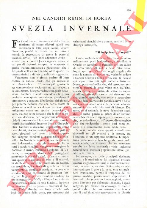 PICOTTI Pietro - - Svezia invernale. Nei candidi regni di Borea.