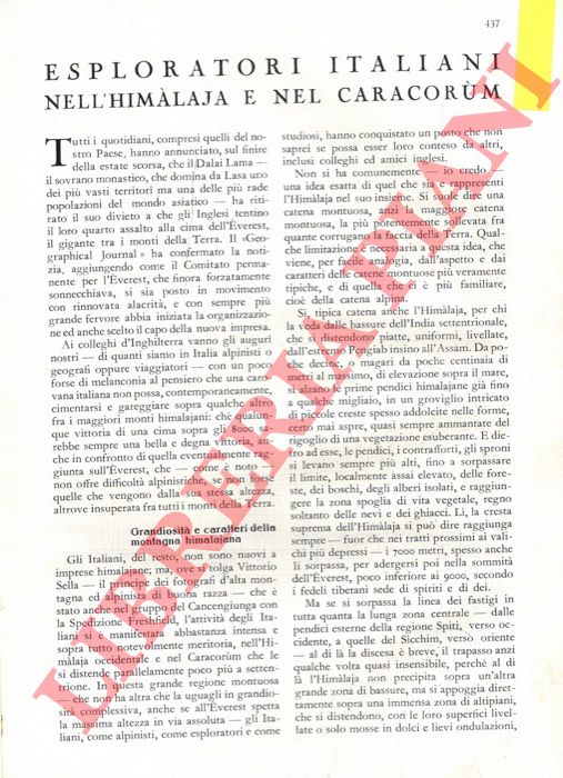 DAINELLI Giotto - - Esploratori italiani nell'Himalaja e Caracorum.