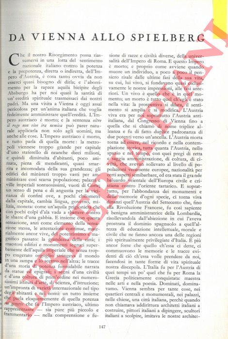 MANFREDI PORENZA - - Da Vienna allo Spielberg.