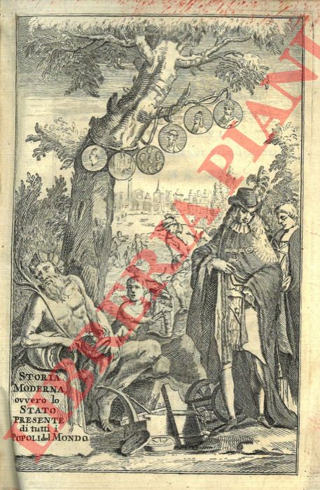 (SALMON Thomas) - - Lo stato presente di tutti i paesi e popoli del mondo naturale, politico, e morale, con nuove osservazioni e correzioni degli antichi, e moderni viaggiatori. Volume XII. Del Regno d'Inghilterra.