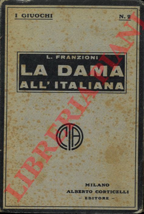 FRANZIONI Luigi - - La dama all'italiana.