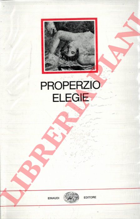 PROPERZIO Sesto - - Elegie.