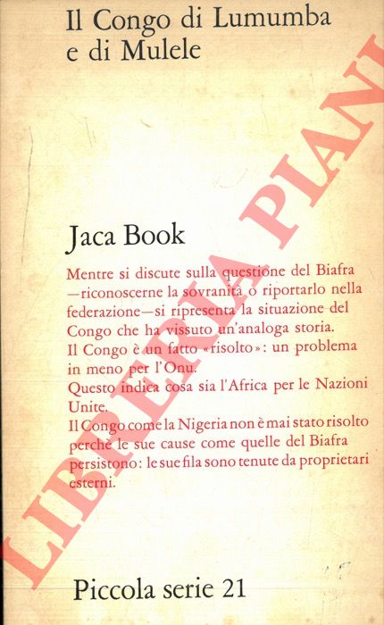 (gruppo U3M,Uganda-Terzo Mondo) - - Il Congo di Lumumba e Mulele.