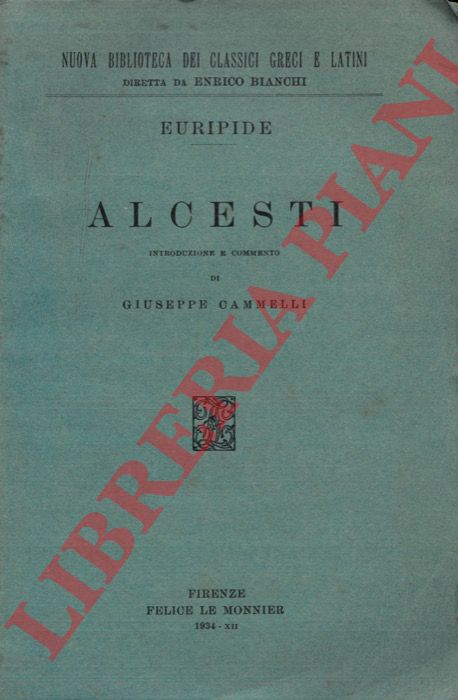 Euripide - - Alcesti.