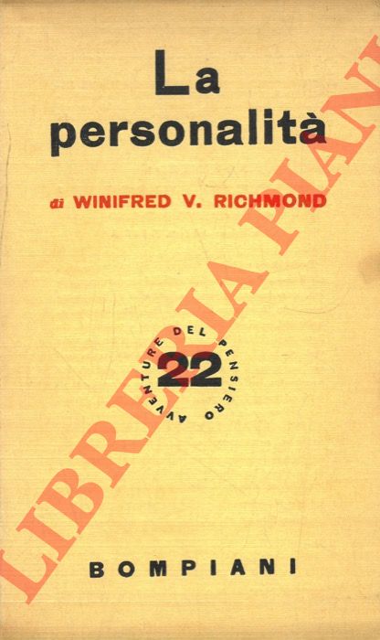 RICHMOND Winifred V.  - - La personalit. Studio ed igiene.