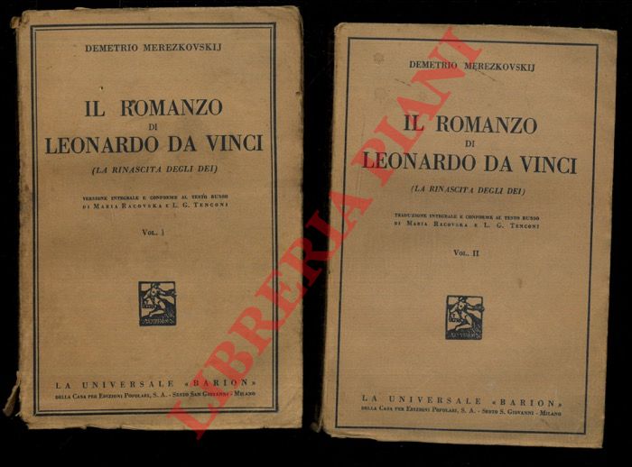 MEREZKOVSKIJ Demetrio - - Il Romanzo di Leonardo da Vinci (La rinascita degli dei).