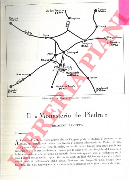 PANETTA Rinaldo - - Il 'Monastero de piedra'.
