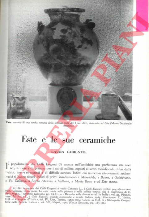 GORLATO Laura - - Este e le sue ceramiche.