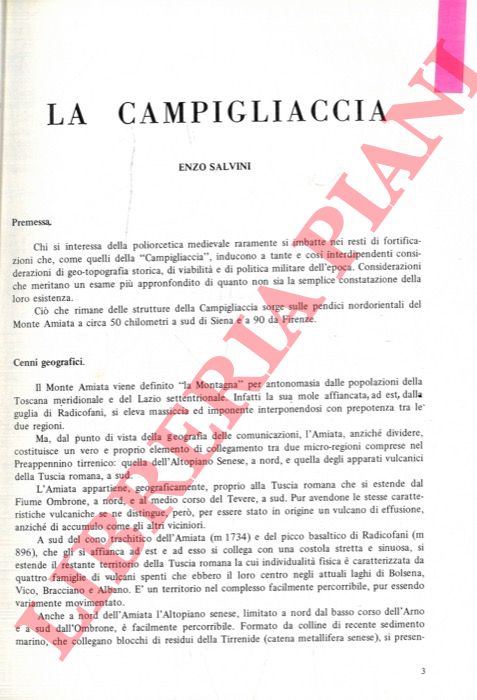 SALVINI Enzo - - La Campigliaccia.