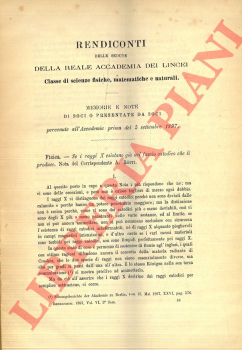 MAJORANA Q. - - Sulla riproduzione del diamante.
