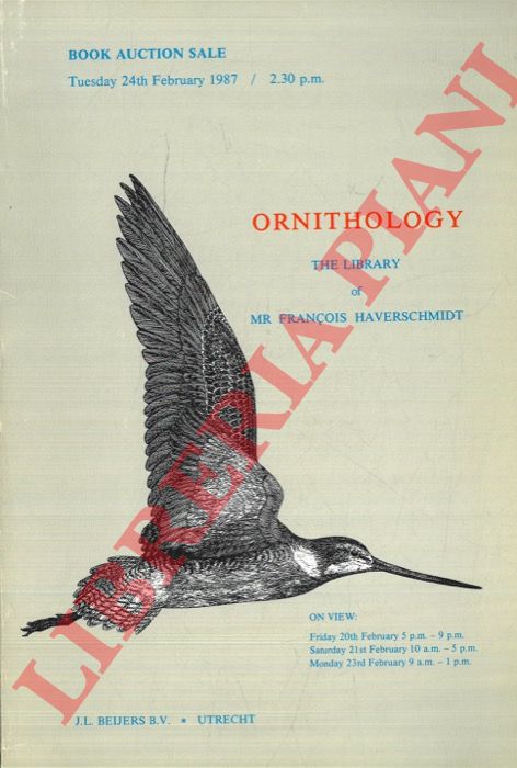 Beijers J.L. - - Ornithology. The Library of Mr Francois Haverschmidt.