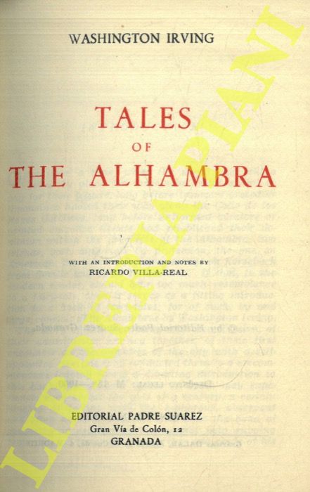 IRVING Washington - - Tales of the Alhambra.