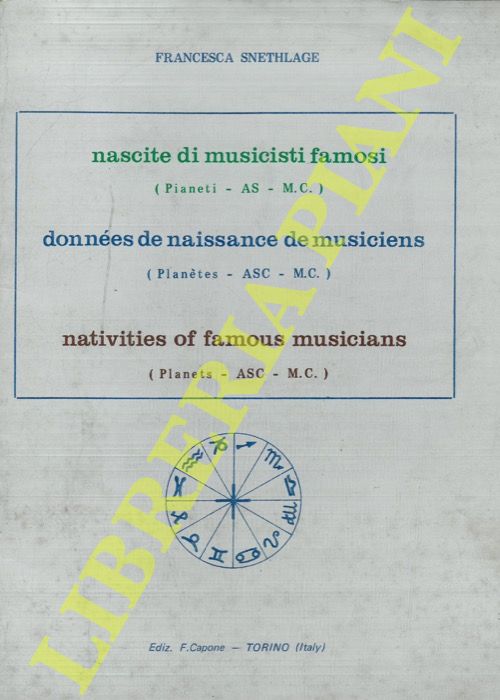 SNETHLAGE Francesca - - Nascite di musicisti famosi.