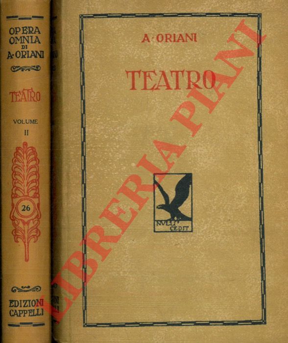ORIANI Alfredo - - Teatro.