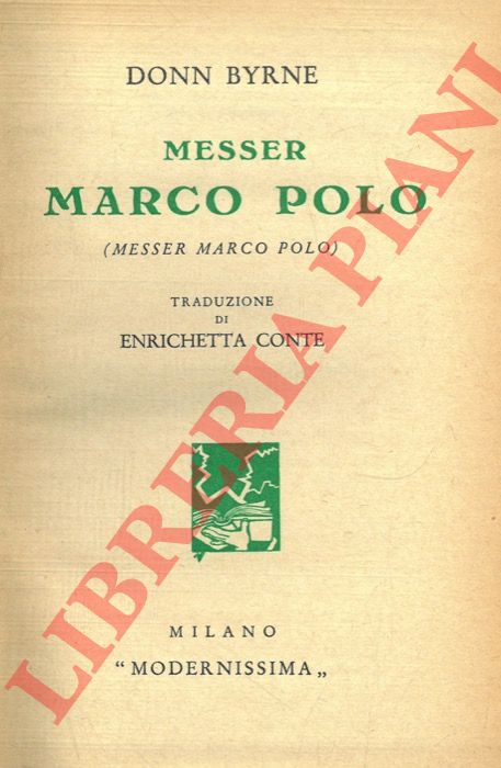 BYRNE Donn - - Messer Marco Polo (Messer Marco Polo)