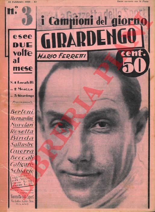 FERRETTI Mario - - Girardengo.