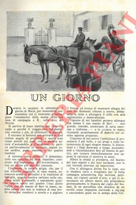 DRIGO Paola - - Un giorno.