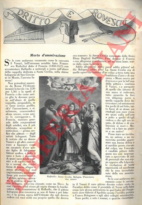 BALDINI Antonio - - Diritto e rovescio.