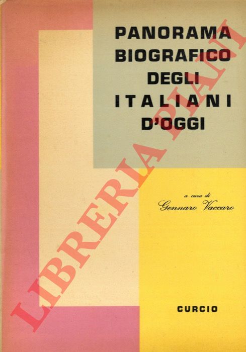 (VACCARO Gennaro) - - Panorama biografico degli Italiani d'oggi.