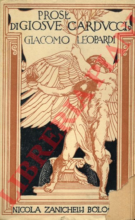 CARDUCCI  Giosu - - Giacomo Leopardi.