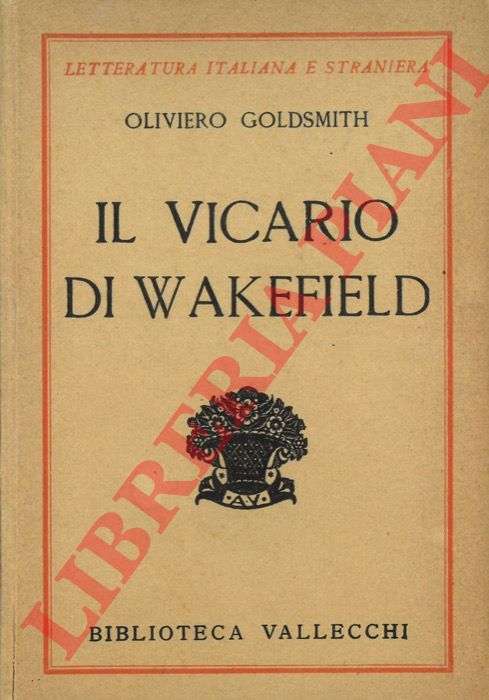 GOLDSMITH Oliviero - - Il vicario di Wakefield.