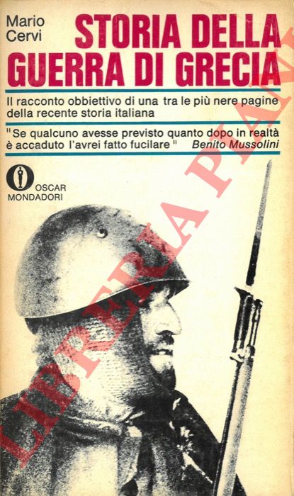 CERVI Mario - - Storia della guerra di Grecia.
