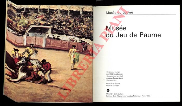(ADHEMAR Hlne) - - Muse du Jeu de Paume.