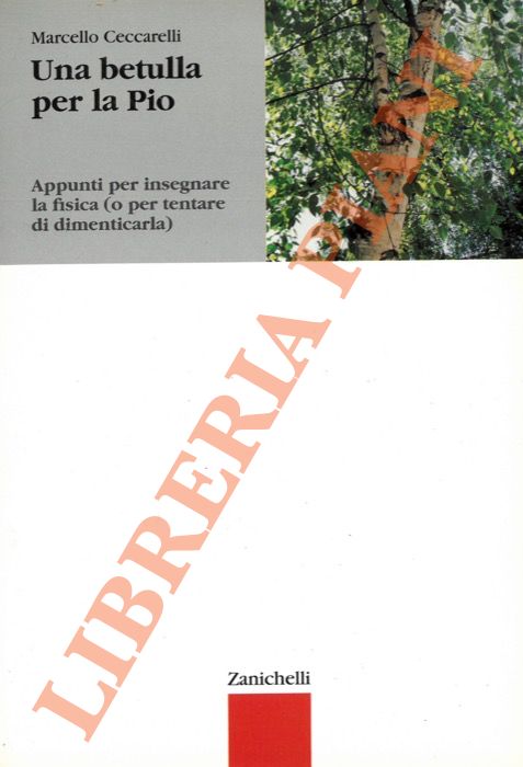 CECCARELLI Marcello - - Una betulla per la Pio. Appunti per insegnare la fisica (o per tentare di dimenticarla).