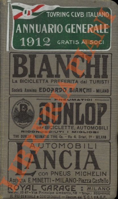 TCI - - Annuario generale 1912. 