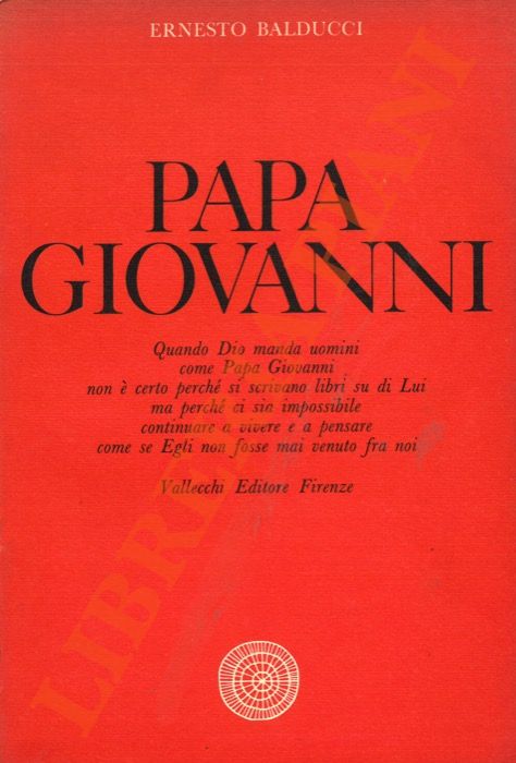 BALDUCCI Ernesto - - Papa Giovanni.