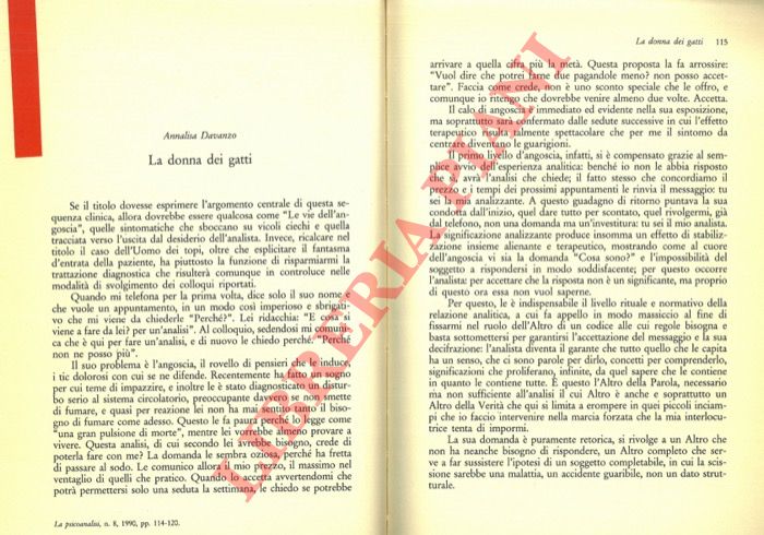 DAVANZO Annalisa - - La donna dei gatti.